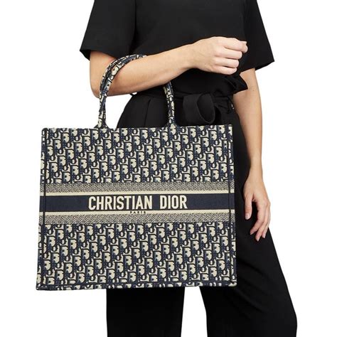 christian dior canvas bag price|Christian Dior medium tote bag.